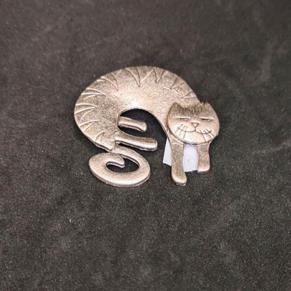 Брошь Кот